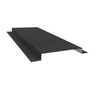 картинка Планка кожуха сегментного 150 0,5 Satin с пленкой RAL 7016 антрацитово-серый (3м) Центр Кровли