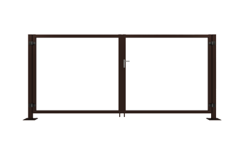 фото Ворота Жалюзи Puma 2,0х4,0 RAL 8017 без заполнения Центр Кровли картинка Ворота Жалюзи Puma 2,0х4,0 RAL 8017 без заполнения Центр Кровли