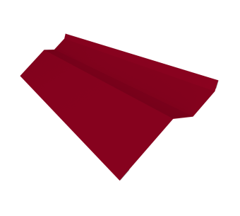 фото Планка примыкания внакладку Фартук S6 пристенный накладной 0,45 PE с пленкой RAL 3003 рубиново-красный (3м) Центр Кровли картинка Планка примыкания внакладку Фартук S6 пристенный накладной 0,45 PE с пленкой RAL 3003 рубиново-красный (3м) Центр Кровли