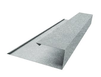 картинка Планка торцевая страховочная 0,5 Zn (3м) Центр Кровли