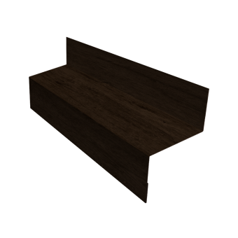 картинка Отлив межэтажный 45 0,45 Print-Double Elite Antique Wood (3м) Центр Кровли