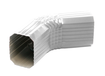 картинка Колено прямоугольное Vortex RAL 9003 Центр Кровли