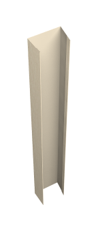 картинка Крепежная планка верхняя Texas 0,45 Print Elite Milky Wood TwinColor (2м) Центр Кровли