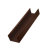Стойка жалюзи Milan,Tokyo 0,45 Print Elite Choco Wood TwinColor (2,5м) Центр Кровли