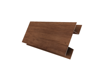 картинка Планка H-образная стыковочная сложная 0,45 Print Premium Rowan Wood Intense FTC (2м) Центр Кровли