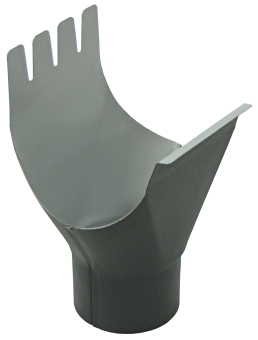 картинка Воронка Optima Matt 125/90мм RAL 7024 Центр Кровли
