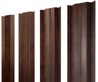 картинка Штакетник М-образный В с прямым резом 0,4 Print Premium Cherry Wood Fresh TwinColor Центр Кровли