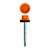 Саморез кровельный 4,8х35 (250шт) сверло №1 RAL 2004 Центр Кровли
