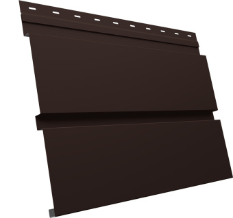 фото Квадро Брус v02 Grand Line 0,5 Drap RAL 8017 шоколад Центр Кровли картинка Квадро Брус v02 Grand Line 0,5 Drap RAL 8017 шоколад Центр Кровли