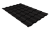 Металлочерепица "Кредо" ("Kredo") v01  0,5 PurPro Matt 275 RAL 9005 черный Центр Кровли
