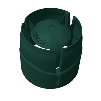 картинка Колпак Krovent Hupcap 110 new зеленый Центр Кровли