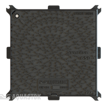 картинка Люк чугунный квадратный Aquastok Sunrise 650 С250 (56501) Центр Кровли