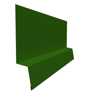 картинка Планка начальная фальц 0,45 PE с пленкой RAL 6002 лиственно-зеленый (3м) Центр Кровли