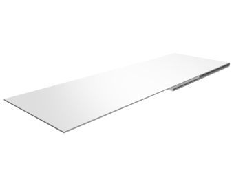 картинка Планка финишная 48х25 0,45 PE с пленкой RAL 9003 сигнальный белый (3м) Центр Кровли