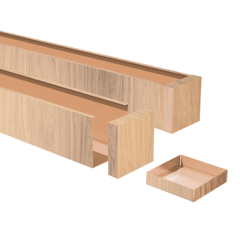 картинка Заглушка 50х50 Honey Wood Zn 0,45 Центр Кровли