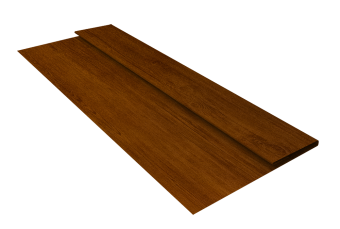 картинка Планка стартовая БХ new 0,45 Print-Double Premium Golden Wood Intense F (3м) Центр Кровли
