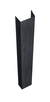 картинка Крепежная планка нижняя Texas 0,45 Print Premium Grey Wood TwinColor (2,5м) Центр Кровли