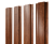 Штакетник Прямоугольный с прямым резом 0,45 Print Elite Rowan TwinColor Центр Кровли