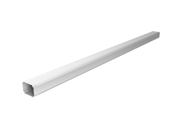 картинка Труба гофрированная Vortex Lite 76х102х2000мм PE RAL 9003 сигнальный белый Центр Кровли