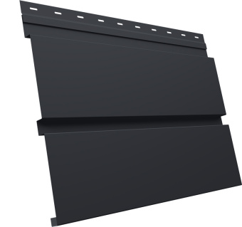 картинка Квадро Брус v02 Grand Line 0,5 Velur X RAL 7024 мокрый асфальт Центр Кровли