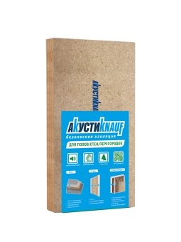 картинка Утеплитель мягкие древесно-волокнистые плиты Акусти Knauf 1250x600x12 (0,75м2; 8 листов/упаковка; 192 листа/паллета) Центр Кровли