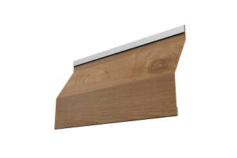 картинка Ламель забора жалюзи Milan Slim 0,45 Print Premium с пленкой Pine Wood Fresh Центр Кровли