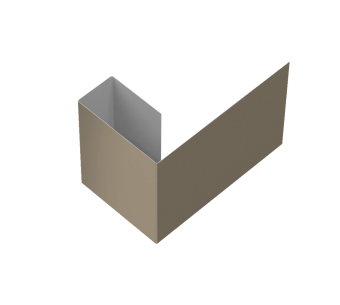 фото Финишный профиль фибросайдинга 0,5 Satin с пленкой RAL 9006 бело-алюминиевый (2м) Центр Кровли картинка Финишный профиль фибросайдинга 0,5 Satin с пленкой RAL 9006 бело-алюминиевый (2м) Центр Кровли