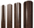 Штакетник М-образный А фигурный 0,45 Print-Double Elite Antique Wood Центр Кровли