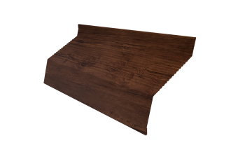 картинка Ламель забора жалюзи Milan new gofr 0,45 Print-Double Premium с пленкой Cherry Wood Fresh Центр Кровли