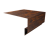 Планка околооконная сложная Экобрус Grand Line 200х75х25 0,45 Print Elite Cherry Wood TwinColor (2м) Центр Кровли