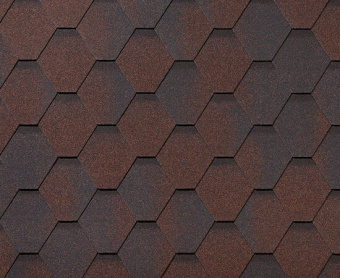 картинка Черепица гибкая RoofShield Классик Стандарт медный Центр Кровли