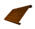 Ламель лицевая 200 забора жалюзи Texas 0,45 Print-Double Premium с пленкой Golden Wood Intense F Центр Кровли