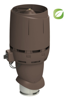 картинка Вентилятор Vilpe Flow Eсo160Р/500 коричневый Центр Кровли