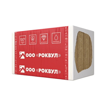 картинка Утеплитель RockWool Фасад Баттс Экстра 1000х600х100 (1,20м2; 0,12м3) Центр Кровли