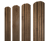 Штакетник Twin фигурный 0,45 Print Premium Pine Wood Fresh Центр Кровли