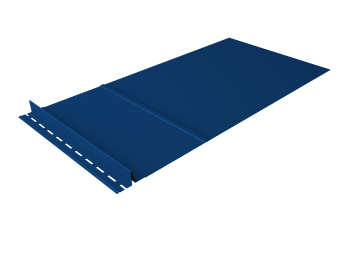 картинка Элемент обхода Кликфальц Pro левый 0,5 Satin RAL 5005 сигнальный синий Центр Кровли