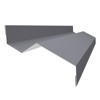 фото Планка примыкания внакладку 25х17х35х17 0,5 Satin с пленкой RAL 7004 сигнальный серый (3м) Центр Кровли картинка Планка примыкания внакладку 25х17х35х17 0,5 Satin с пленкой RAL 7004 сигнальный серый (3м) Центр Кровли