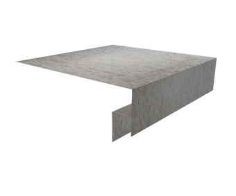 картинка Планка околооконная сложная 200х50х12 (j-фаска) 0,45 Print Elite Snow Wood TwinColor (3м) Центр Кровли