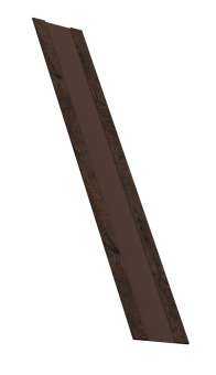 картинка Крепежная планка жалюзи Milan, Milan Slim, Tokyo 0,45 Print Premium Antique Wood TwinColor (2,5м) Центр Кровли