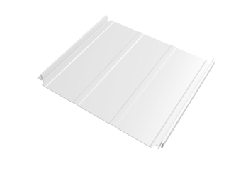 картинка Кликфальц Double Pro Line Grand Line 0,45 Drap с пленкой на замках RAL 9003 сигнальный белый Центр Кровли