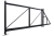 Ворота откатные Colority Zinc 2,03x6,0 RAL 7024 Центр Кровли