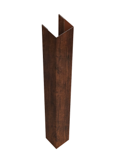 картинка Стойка жалюзи Texas для монтажа без крепежного вкладыша 0,45 Print Premium Cherry Wood Dark FTC (1,8м) Центр Кровли