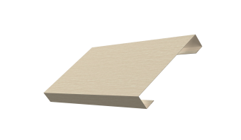 картинка Ламель лицевая 125 забора жалюзи Texas 0,45 Print Elite с пленкой Milky Wood TwinColor Центр Кровли