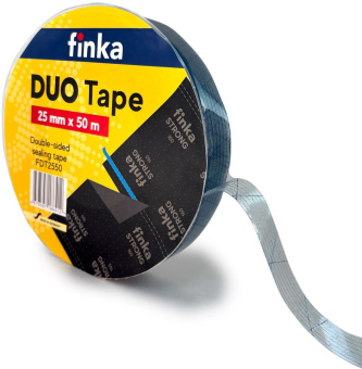 картинка Лента клейкая Finka Duo Tape двусторонняя армированная (25ммx50м) Центр Кровли
