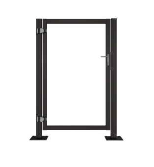 картинка Калитка Жалюзи Puma Lock 1,68х1 RR 32 без заполнения тип А Центр Кровли