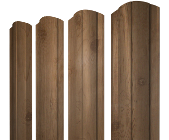 фото Штакетник Круглый фигурный 0,45 Print Premium Pine Wood Fresh Центр Кровли картинка Штакетник Круглый фигурный 0,45 Print Premium Pine Wood Fresh Центр Кровли