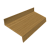 Отлив простой 70 0,45 Print Elite Honey Wood TwinColor (3м) Центр Кровли