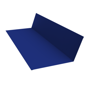 фото Планка примыкания 150х250 0,45 PE с пленкой RAL 5002 ультрамариново-синий (2м) Центр Кровли картинка Планка примыкания 150х250 0,45 PE с пленкой RAL 5002 ультрамариново-синий (2м) Центр Кровли