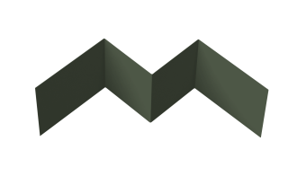 фото Угол внутренний фибросайдинга 0,5 Satin Matt TX RAL 6020 хромовая зелень (2м) Центр Кровли картинка Угол внутренний фибросайдинга 0,5 Satin Matt TX RAL 6020 хромовая зелень (2м) Центр Кровли