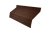 Ламель забора жалюзи Milan new gofr 0,45 Print Elite Choco Wood TwinColor Центр Кровли